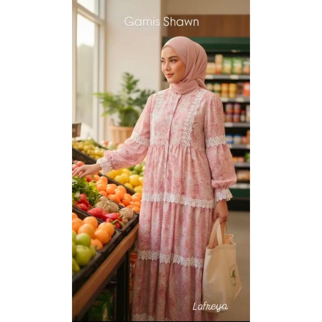 LFY GAMIS SHAWN KATUN BORDIR by LAFREYA