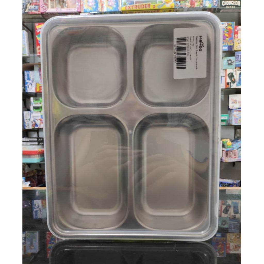KOTAK MAKAN STAINLESS 4 SEKAT