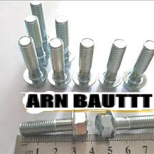 FLANGE BOLT/BAUT FLANGE/BAUT TOPI M8 KUNCI 12