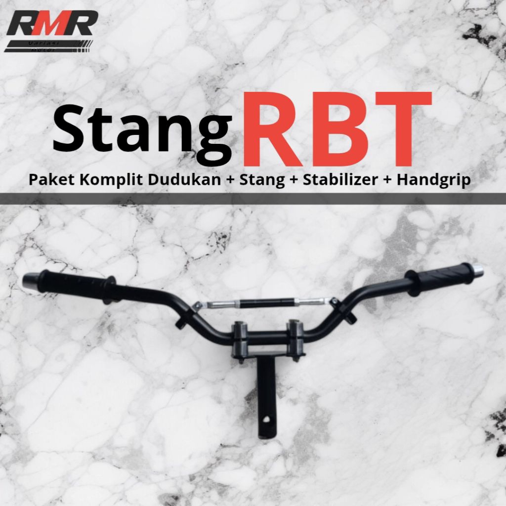 Paket Komplit Stang RBT+Handgrip Dudukan Trondol Universal Motor