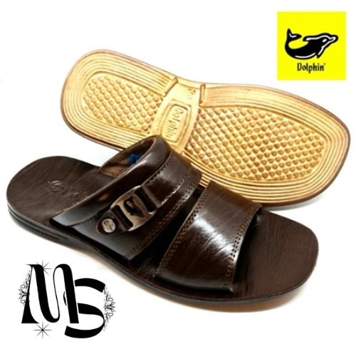 Sandal Kulit Pria DOLPHIN D-05 100% ORIGINAL