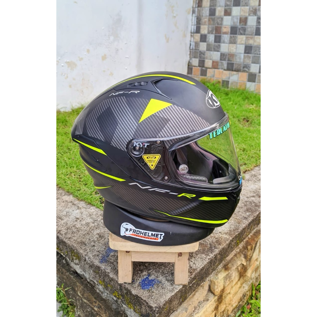 KYT NFR LOGOS MATTE YELLOW ORIGINAL SECOND