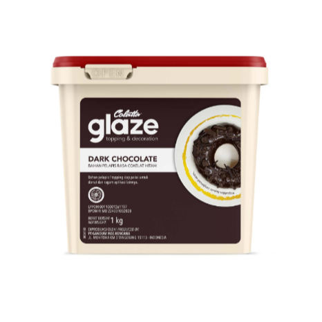 Colatta Glaze Dark 1Kg / Glaze Topping Colatta