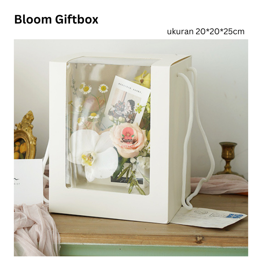Bloom Giftbox Florist / Mika kado bunga / mika giftbox / kotak mika box
