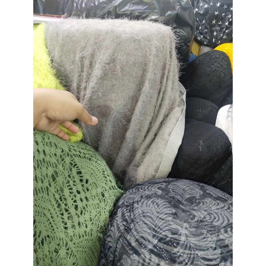 BAHAN/KAIN SIFON BULU MOTIF TERBARU