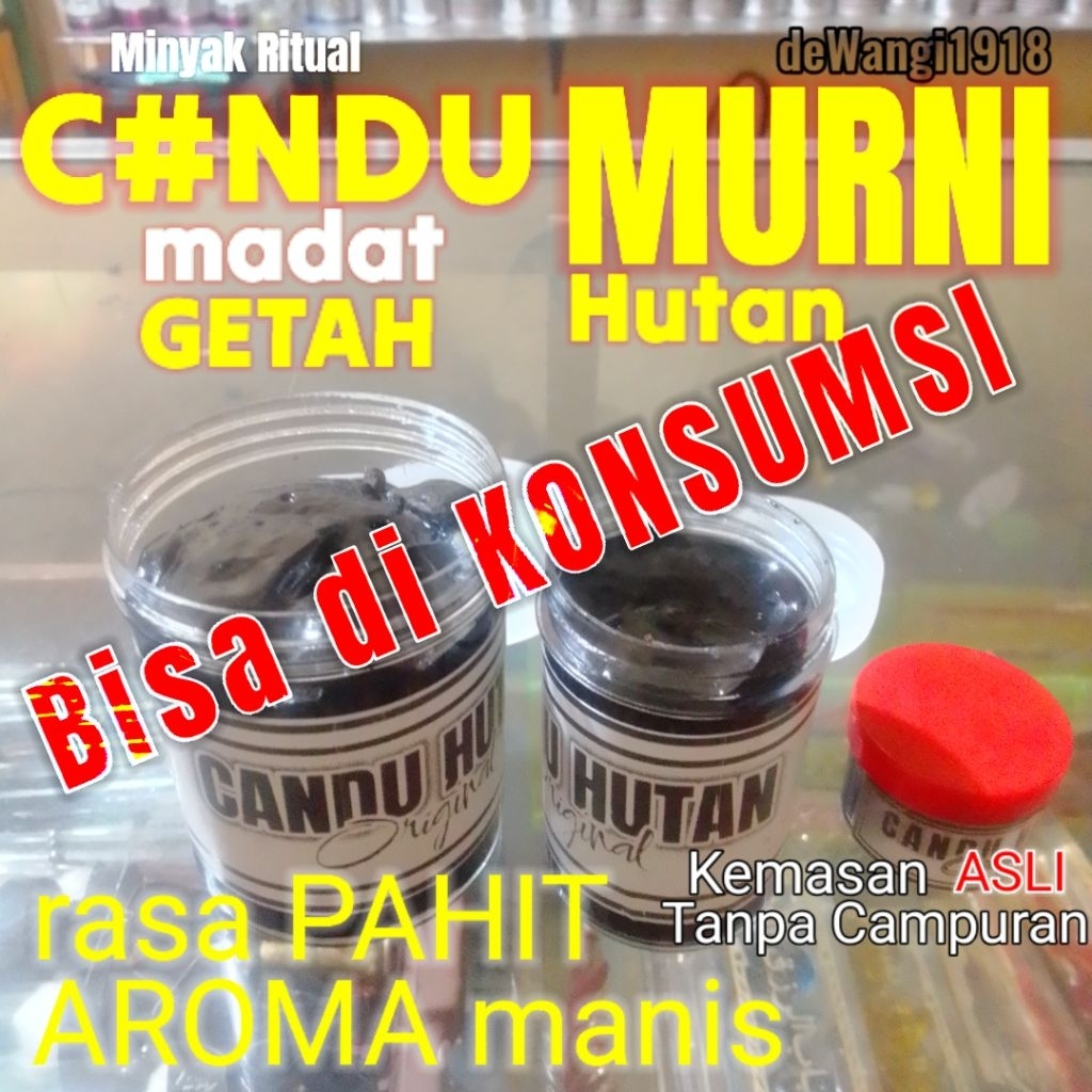 Biang Madat Kemenyan Hitam dodol murni