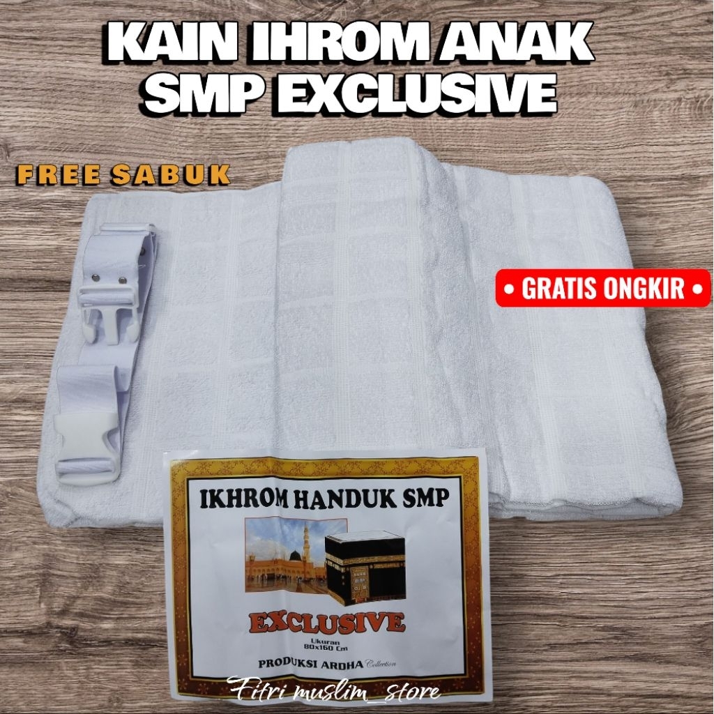 kain Ihrom Anak Smp Exclusive 80 × 160 cm | Kain Ihrom Anak Smp Exclusive Free Sabuk Anak Karet