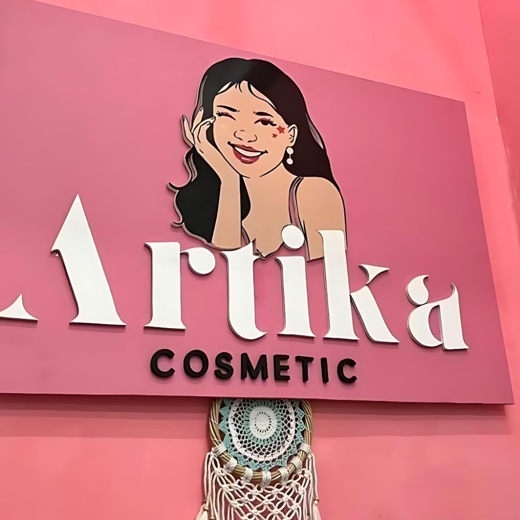 (ETH) Papan Iklan Logo Kayu / Logo Kayu LED / Papan Iklan/ Tulisan Kayu / Papan Nama Toko Kayu/ Logo