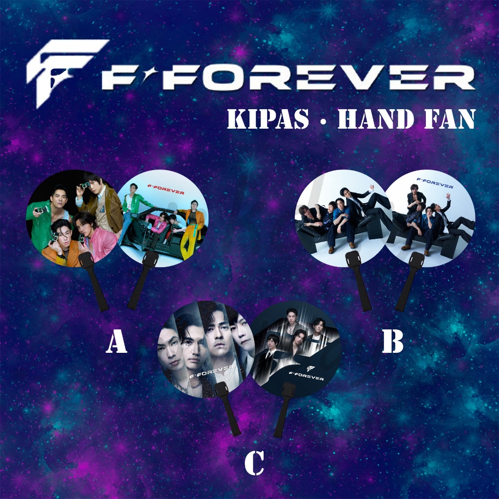 KP-0011, Kipas Hand Fan F4 F Forever Jerry Yan Vic Zhou Vanness Wu Meteor Garden
