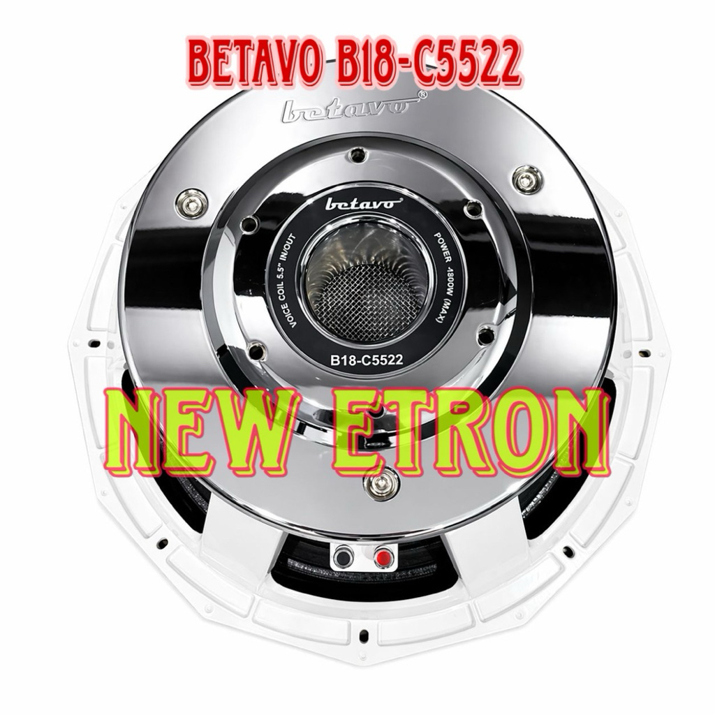 Speaker Betavo 18”inch B18-C5522 B18 C5522  Carbon 18inch 18in betavo  white series original( COD )