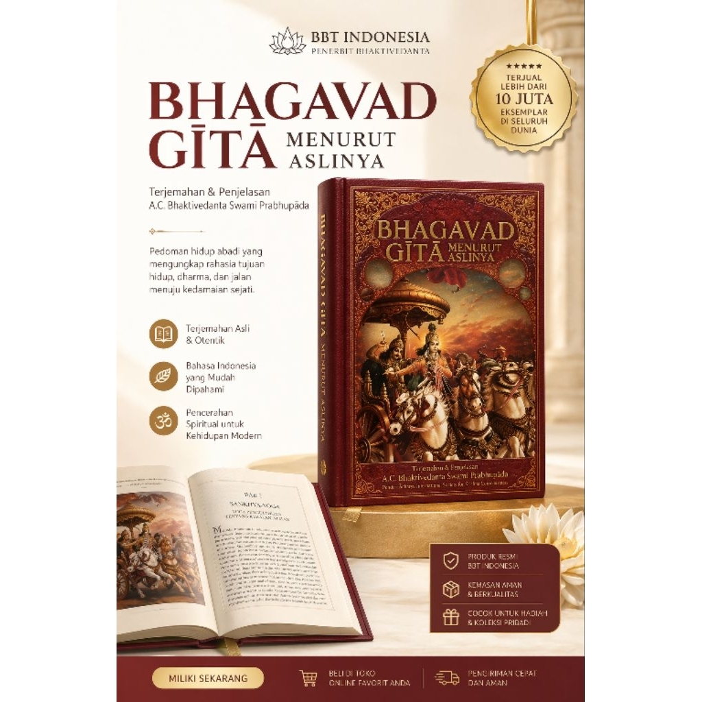 Bhagavad-gita Menurut aslinya Besar Bhagawad gita