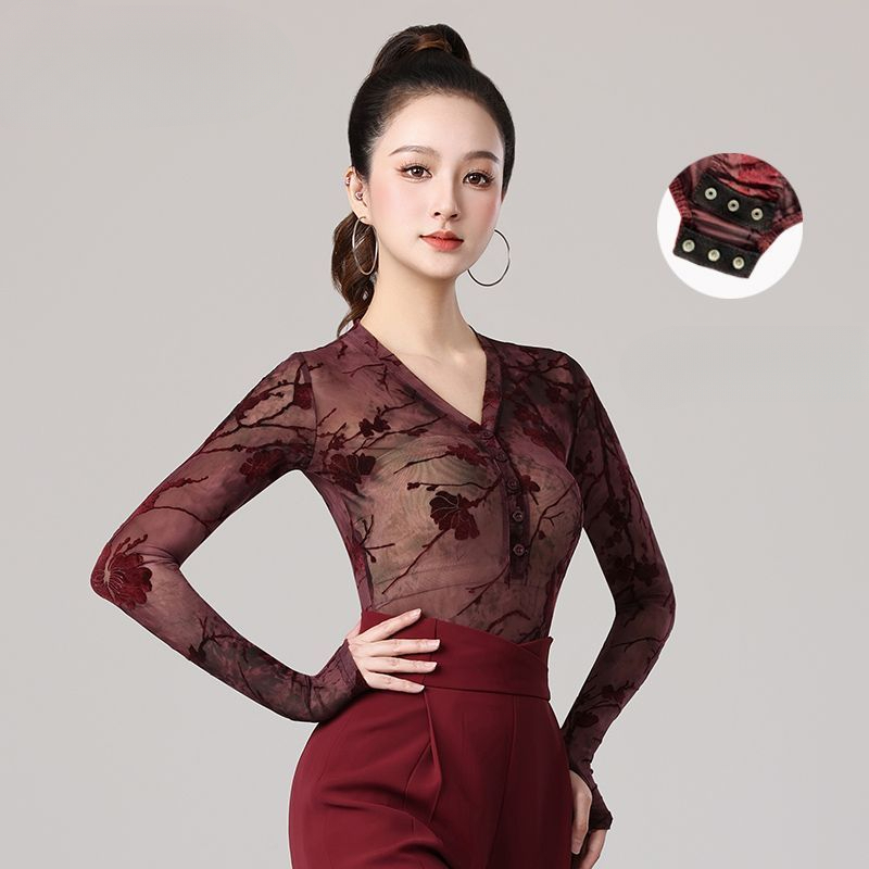 Latin Dance Dress Women's New Top Modern Dance Dress