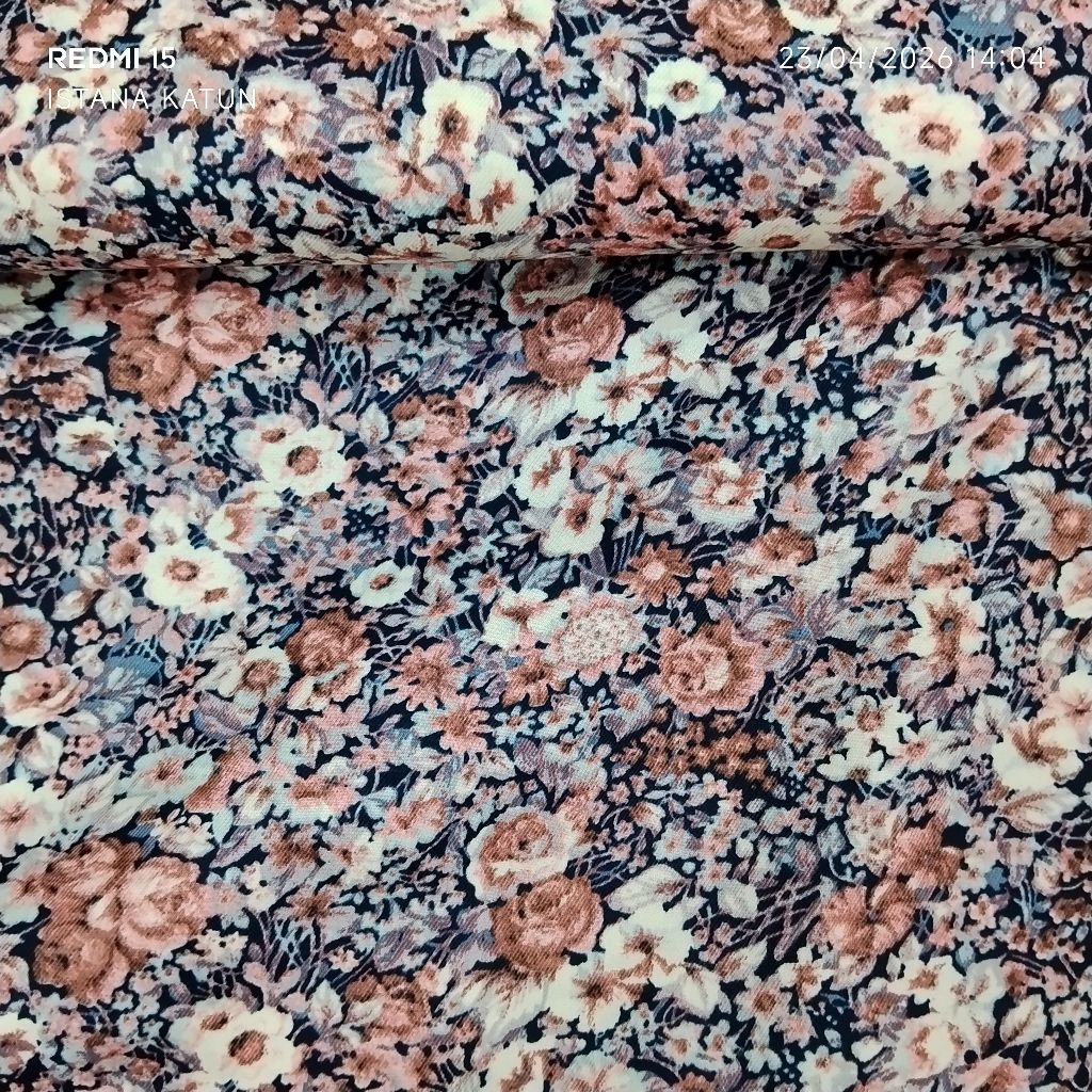KAIN COTTON FLANEL TWILL BUNGA CKLT