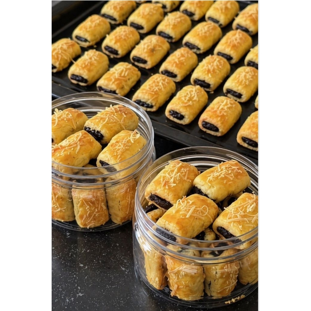 KUKER Kue kering Kastengel Coklat Keju Renyah