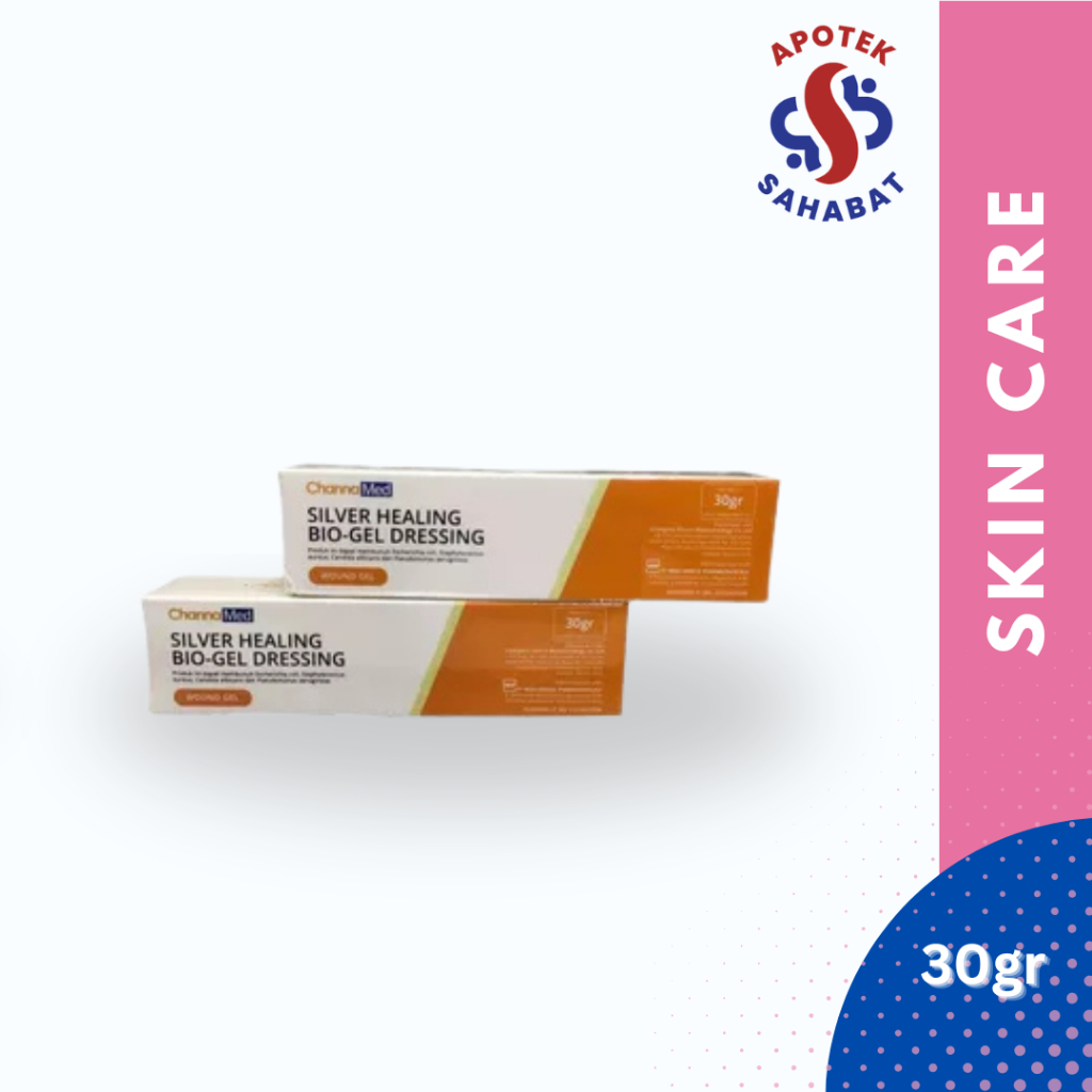 ChannaMed Bio Gel Silver Ion Obat Luka Kucing - Gel Luka Anjing - Salep Luka Kucing Serba Guna (30 g