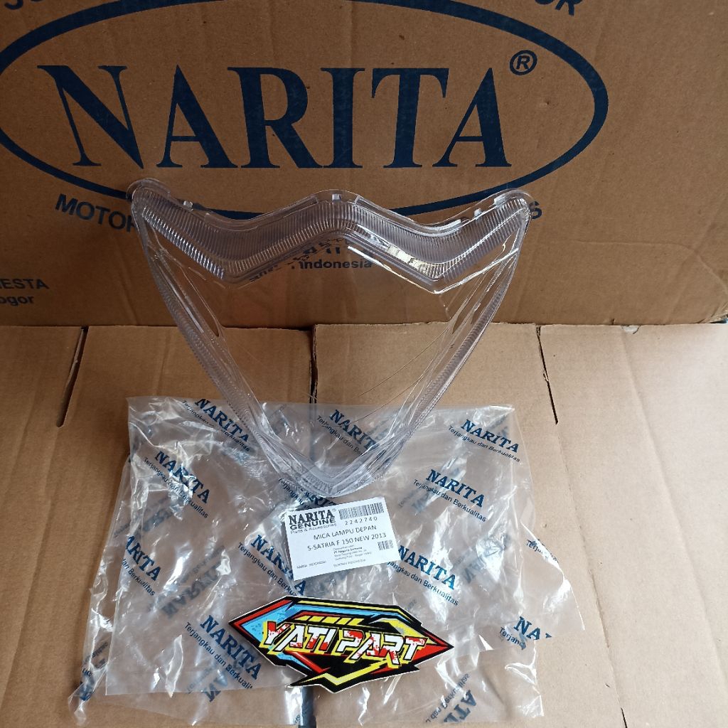 KACA MIKA LAMPU DEPAN SATRIA FU 150 NEW 2013 2014 2015 FACELIFT MIKA DEPAN SATRIA FU 150 FACELIFT