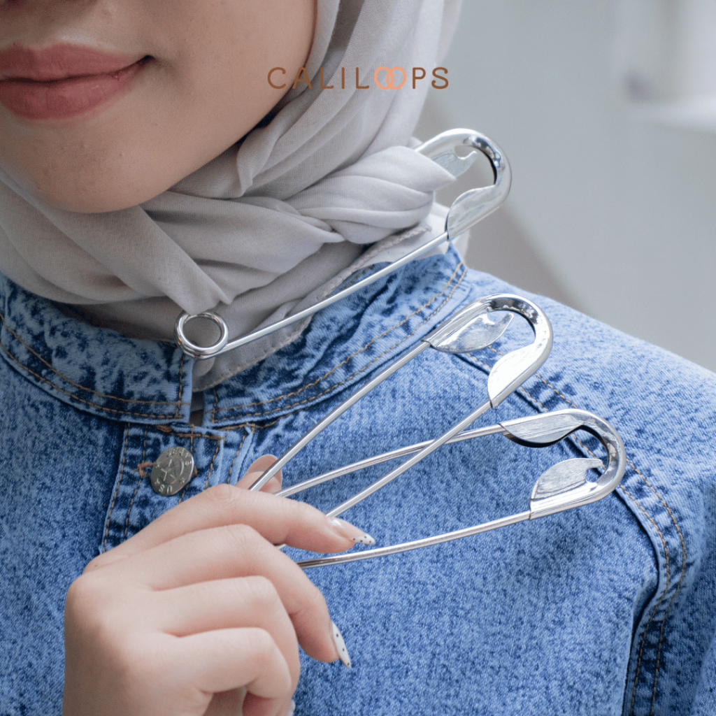 Loonary Jeniti Jepit Peniti Styling Bros Hijab Trendy Hair Pin Jumbo Megalodon Jepit Rambut Tusuk Ko