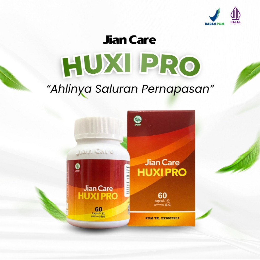 Jian Care Huxipro - Obat Cina Herbal Untuk Meredakan Masalah Pernapasan Tbc Batuk Menahun
