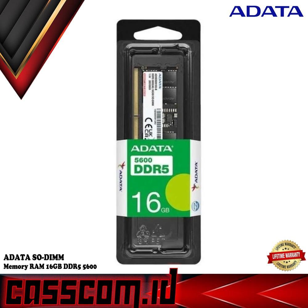 Sodimm Adata DDR5 16GB 5600MHz Ram Laptop 16 GB