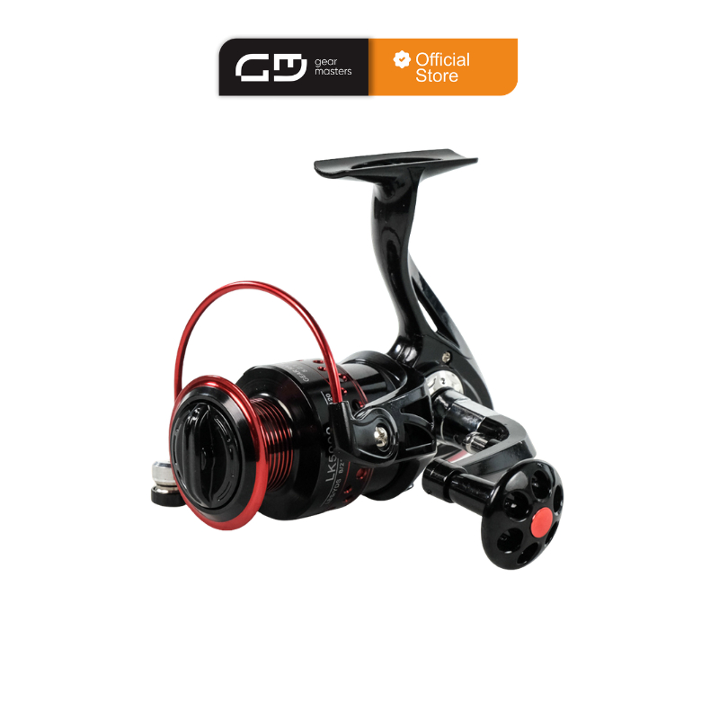 REEL PANCING SPINNING 14 BALL BEARING FISHING REEL 5.21 5000 CHAOJIA  LK5000 - BLACKRED