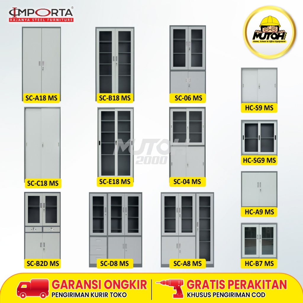 LEMARI BESI ARSIP IMPORTA | LEMARI ARSIP IMPORTA SERIES