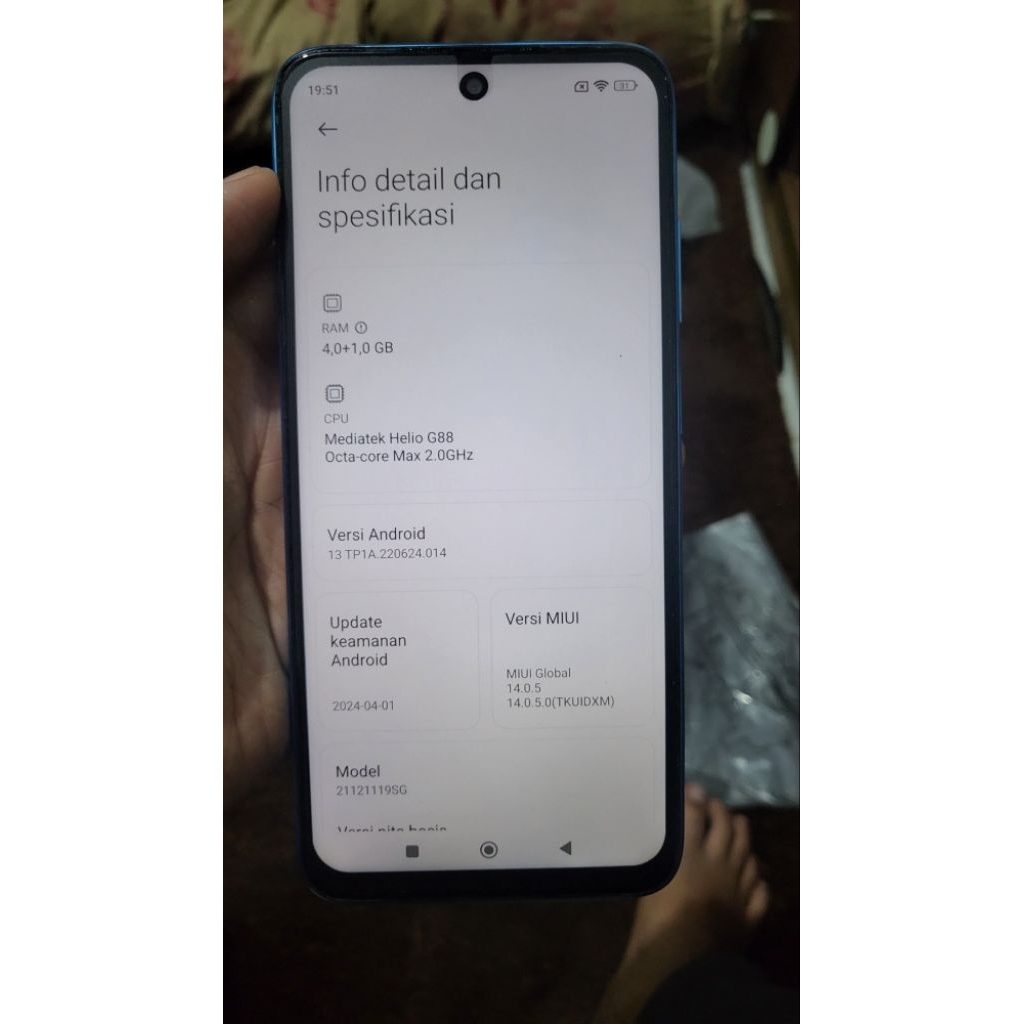 Redmi 10 2022 (batangan hp only) (minusan) baca deskripsi