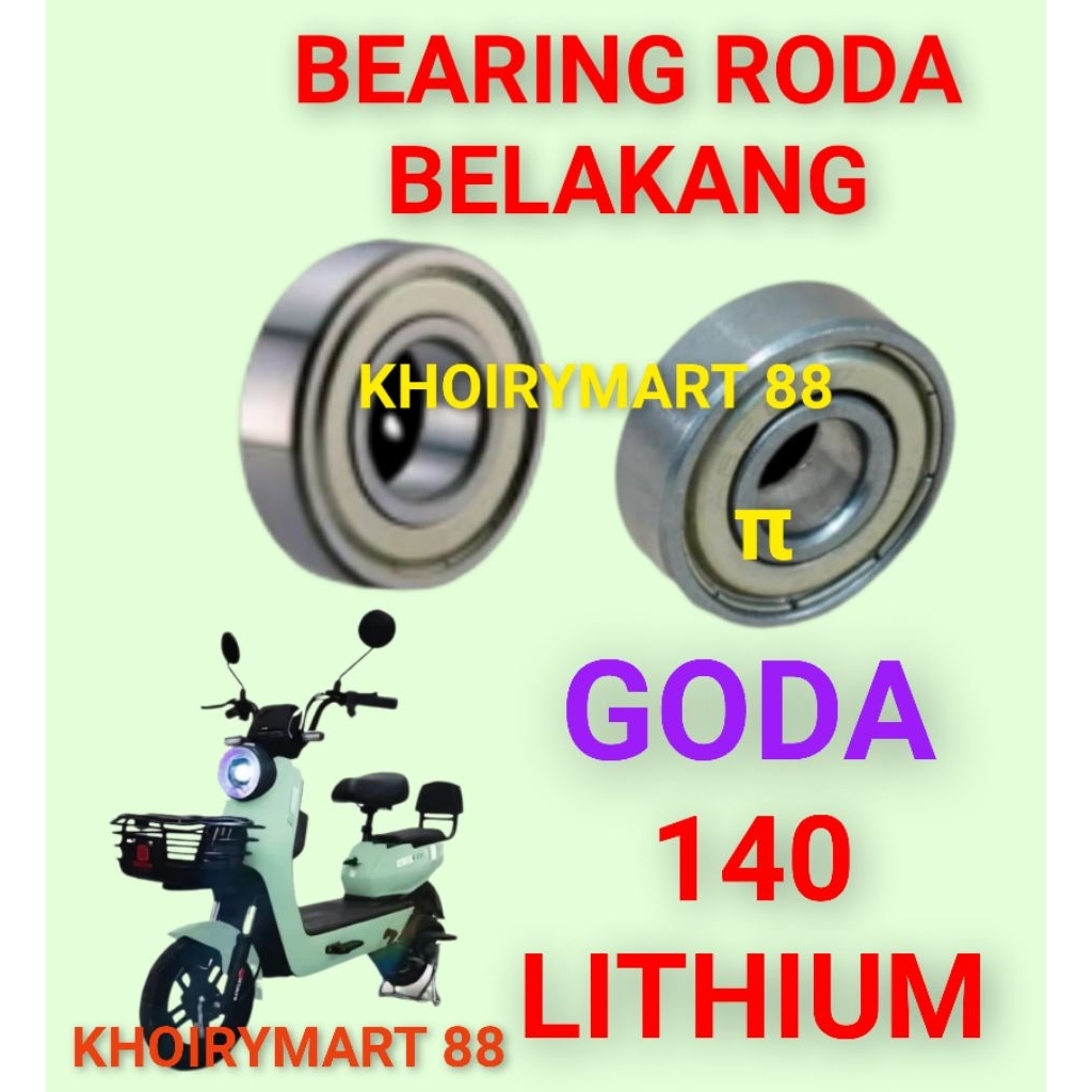 bearing roda belakang goda 140 lithium laker klahar roda dinamo belakang sepeda listrik goda 140 lit