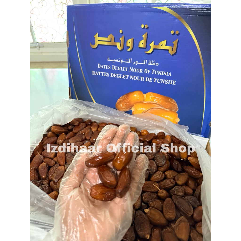 TUNIS MADU 5 KG | KURMA TUNIS MADU DEGLET NOOR | DEGLET NOOR TUNISA MADU