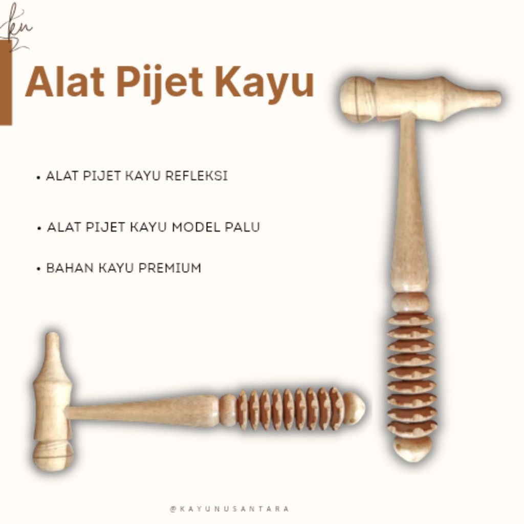Alat Pijat Kayu - Alat Pijat Refleksi - Alat Pijat Tradisional