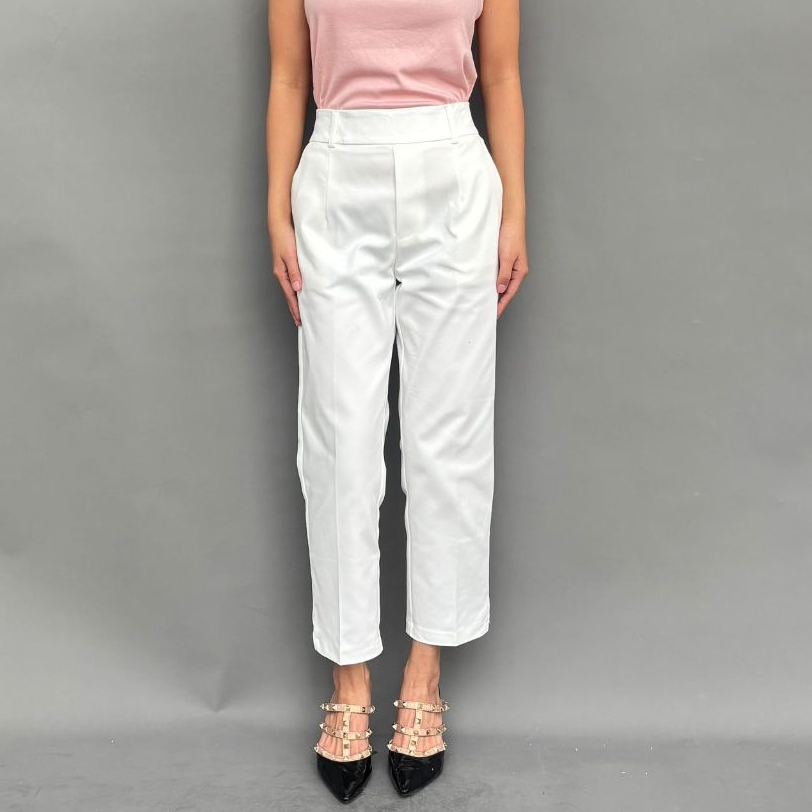 Magnolia Collection Celana Wanita Basic Chinos Pants Putih