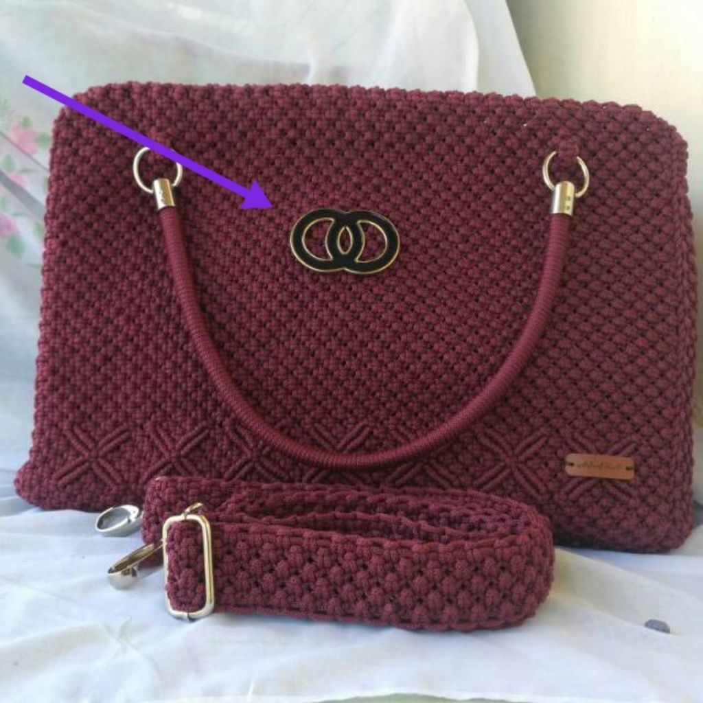 Tas Tali Kur Jumbo / Tas Macrame Tas Besar