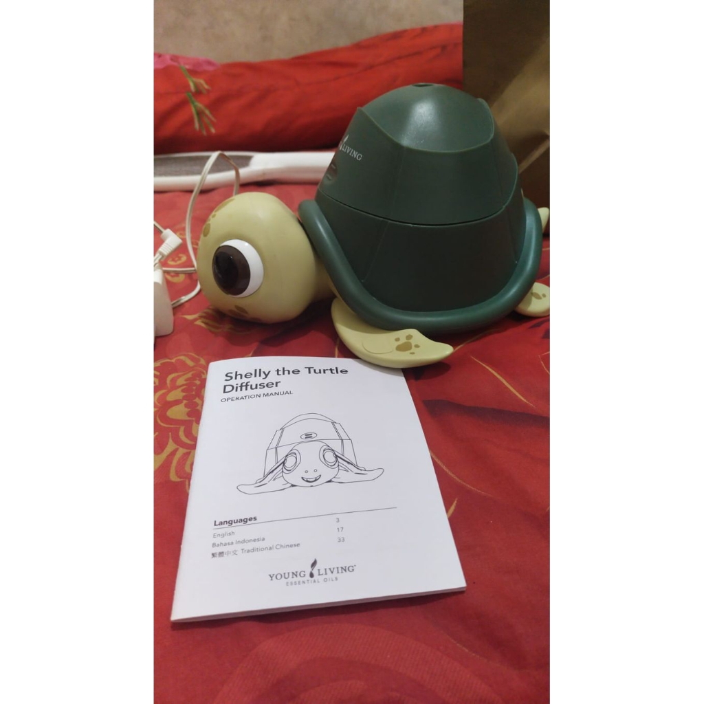 diffuser young living shelly the turtle second like new masih segel