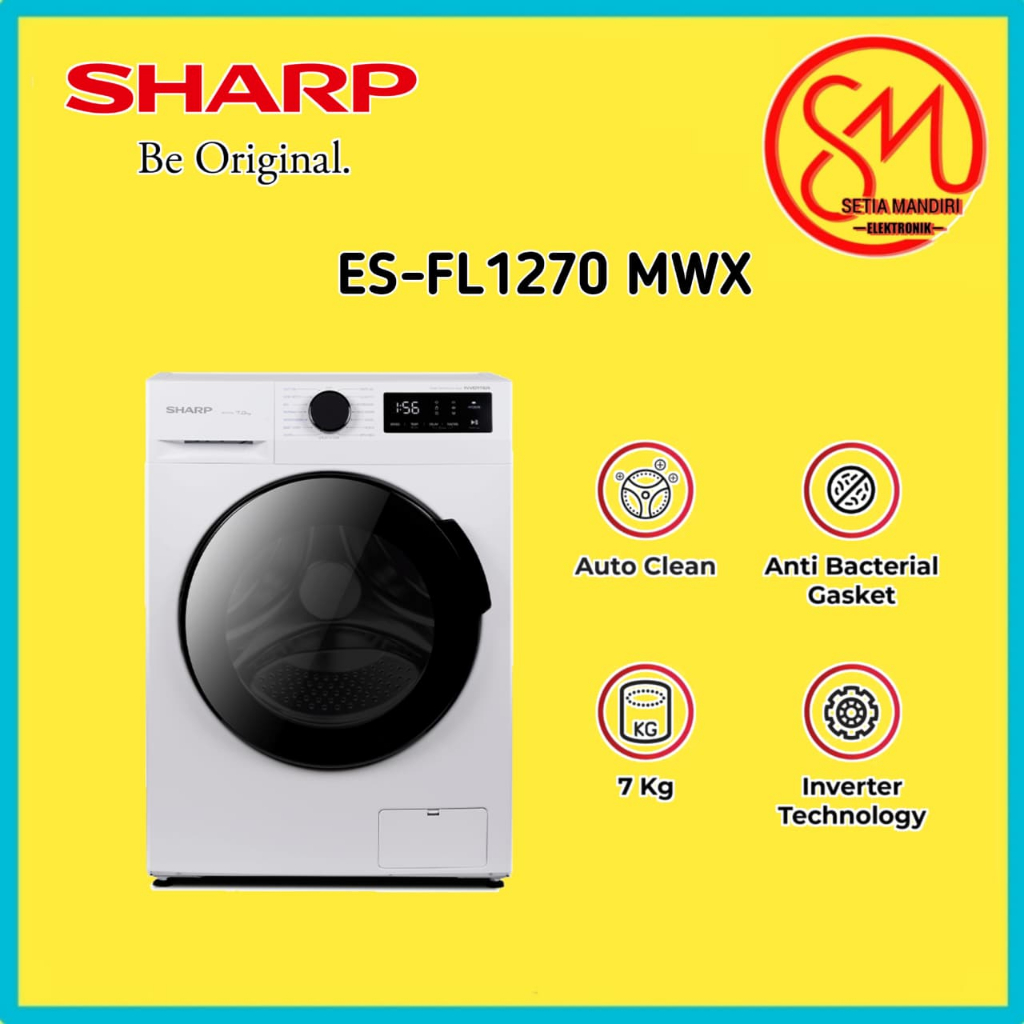 Sharp ES-FL1270MWX Mesin Cuci