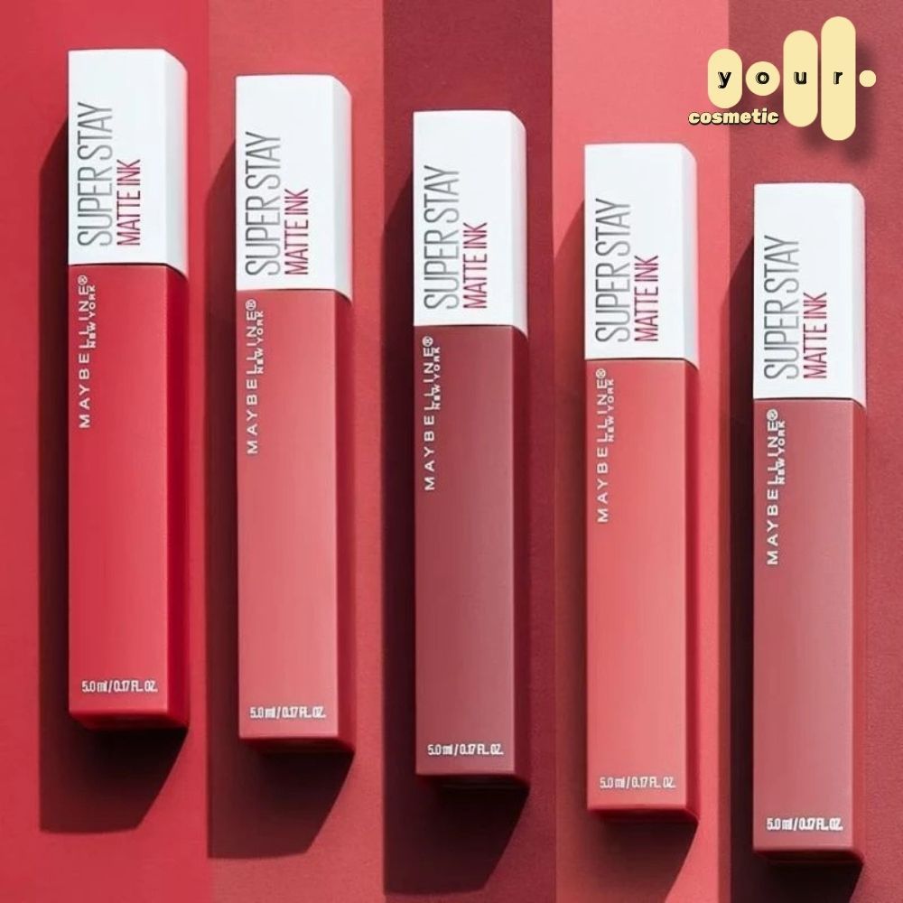 BIG SALE!!! MAYBELLINE Superstay Matte Ink Lipstik Tahan 16 Jam Waterproof Matte Banyak Pilihan Warn