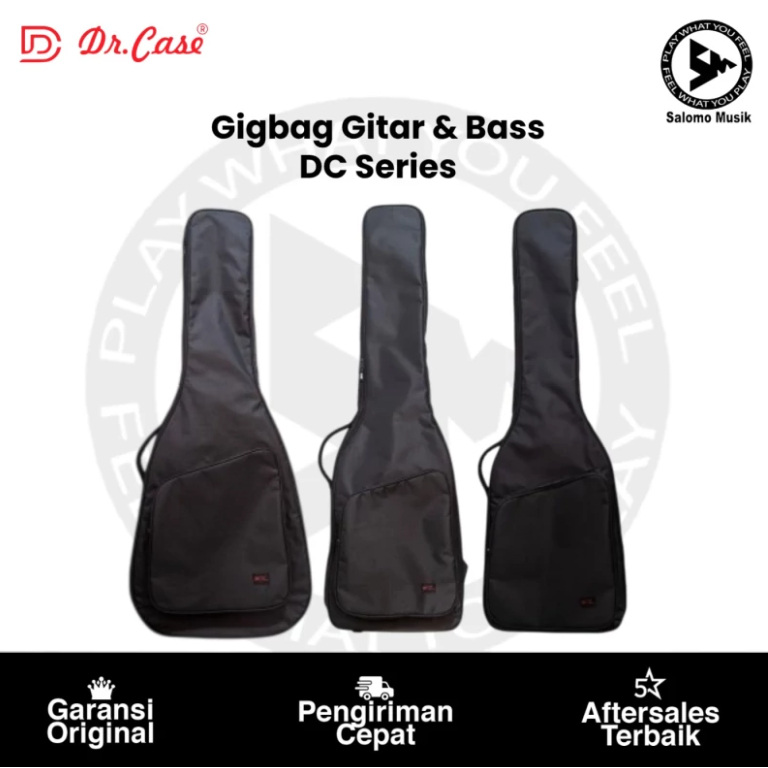 Gigbag Dr Case DCSC Gitar Akustik Bass Elektrik & Gitar Elektrik Original