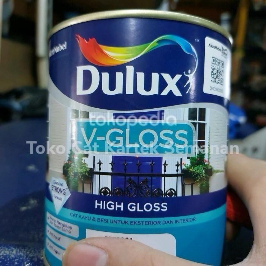 Dulux V Gloss High Gloss Papillon Red Weathershield ( 1 liter )