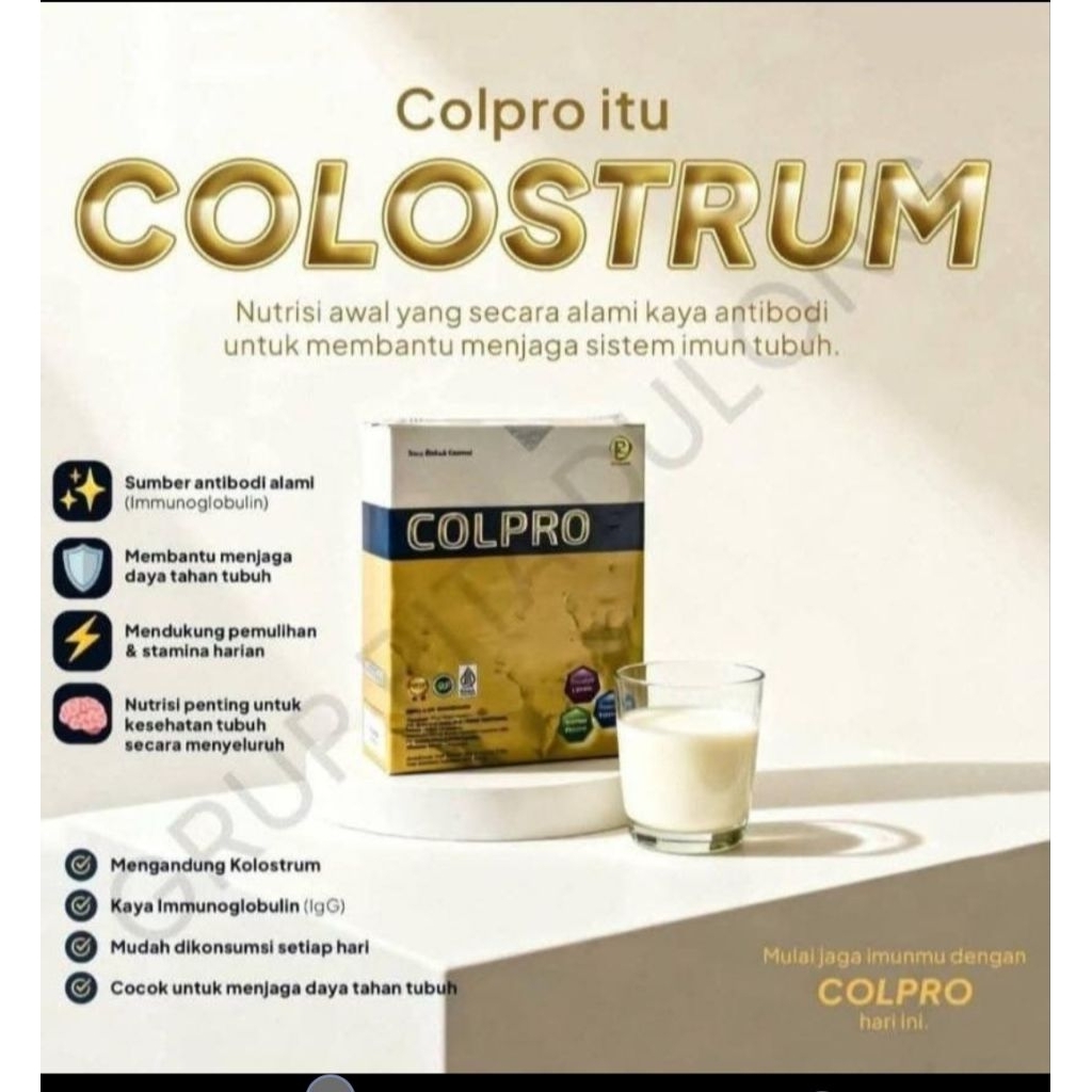 Susu Colpro Renner Colostrum 1 box isi 6 Saset Kemasan Baru