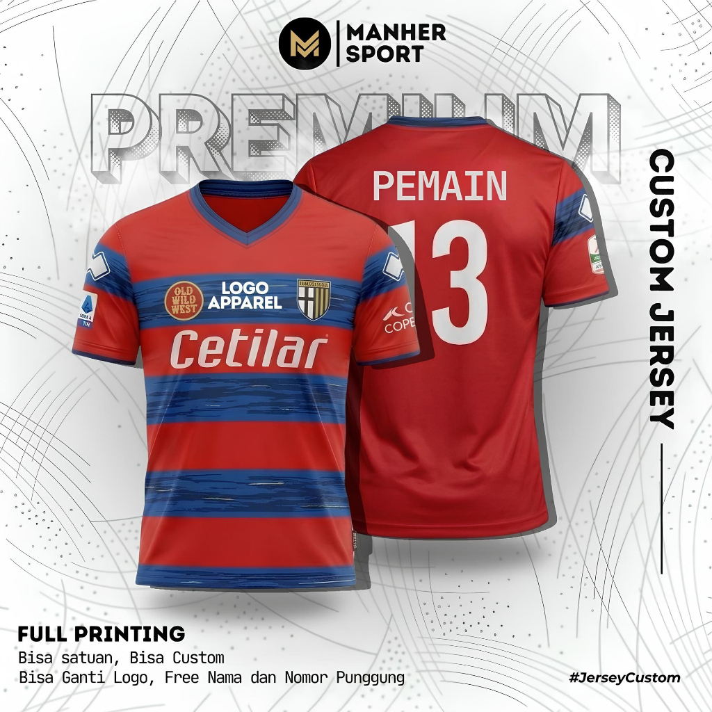 Jersey Kiper GK Parma 2021 2022 Full Printing