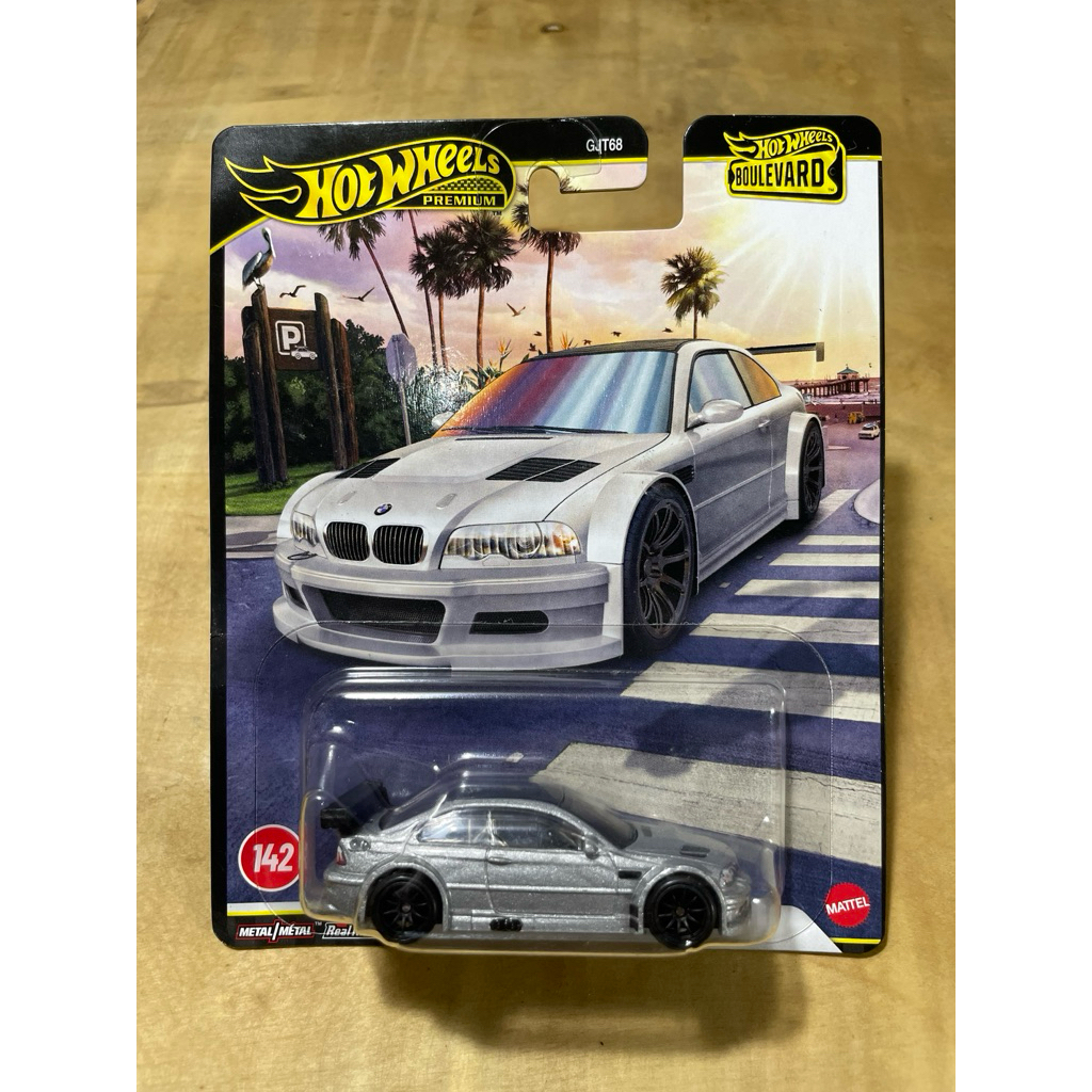HOT WHEELS PREMIUM BOULEVARD BMW M3 GTR SILVER