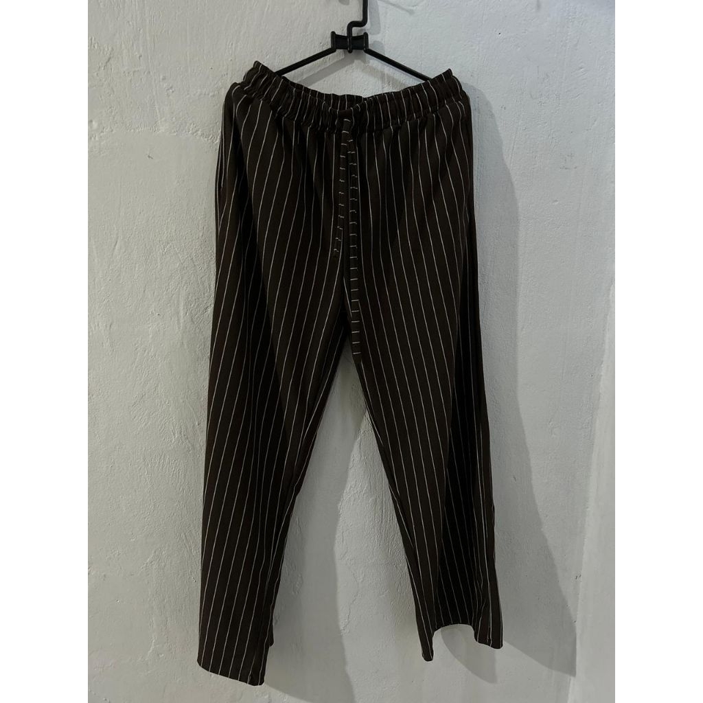PRELOVED-Stripe Pants Casual & Elegant