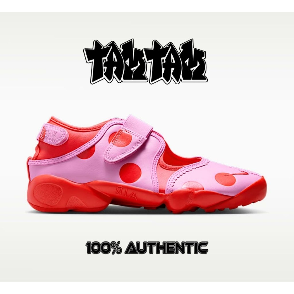Nike Air Rift Womens Polkadot Pink Red 100% Original