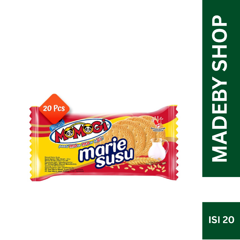 Biskuit Momogi Marie Susu Pak Isi 20 Pcs