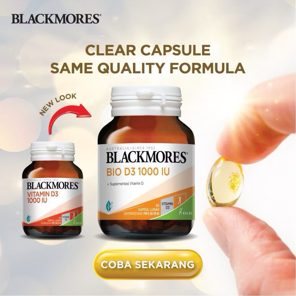Blackmores D3 1000iu Vitamin Suplemen