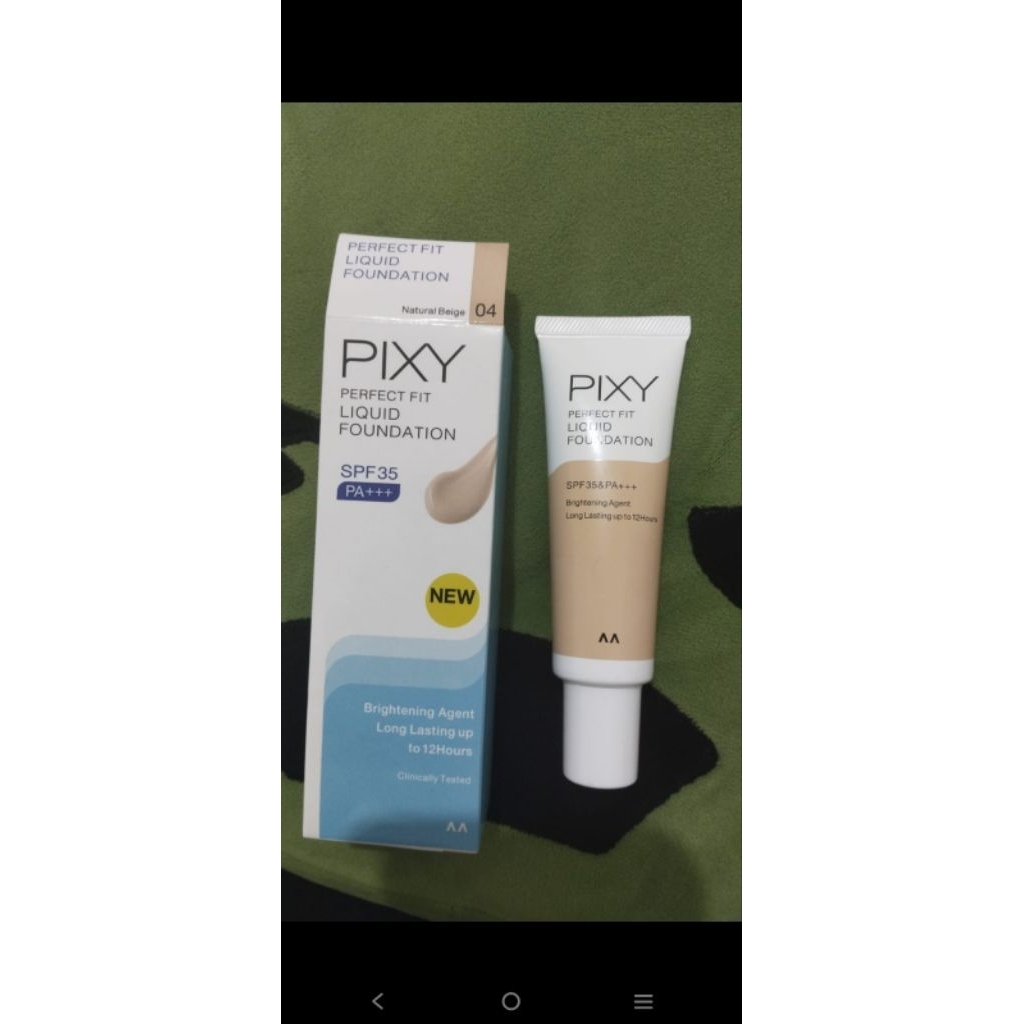 preloved pixy perfect fit liquid foundation spf 35 pa+++