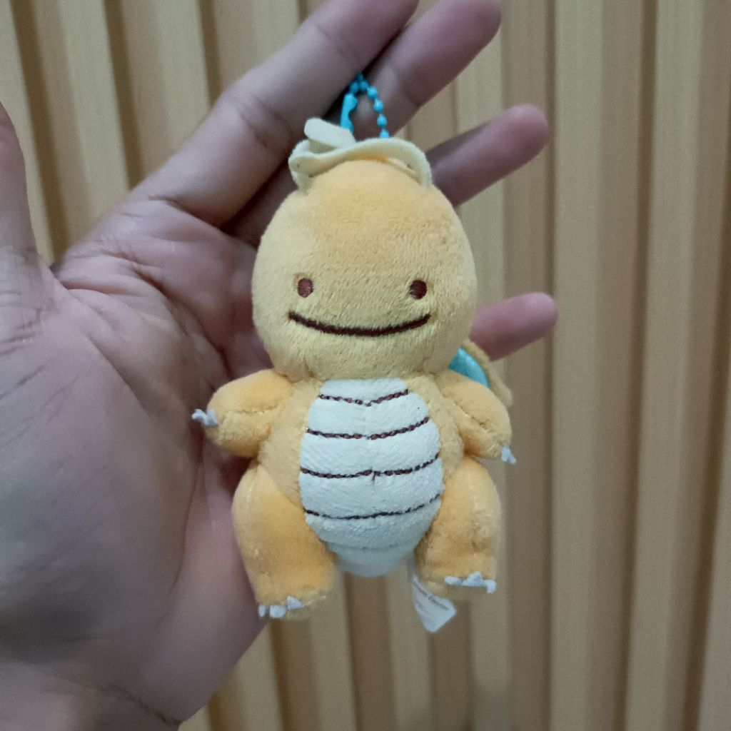 Ganci Dragonite Ditto Face Pokemon Center / Keychain Dragonite Muka Ditto Pokcen