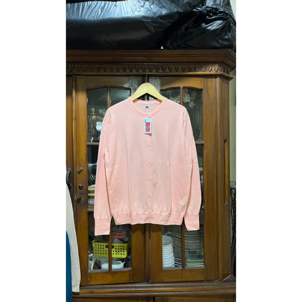 CARDIGAN UNIQLO PINK SIZE XL