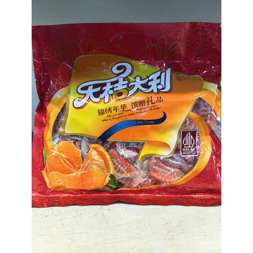 permen jeruk jelly