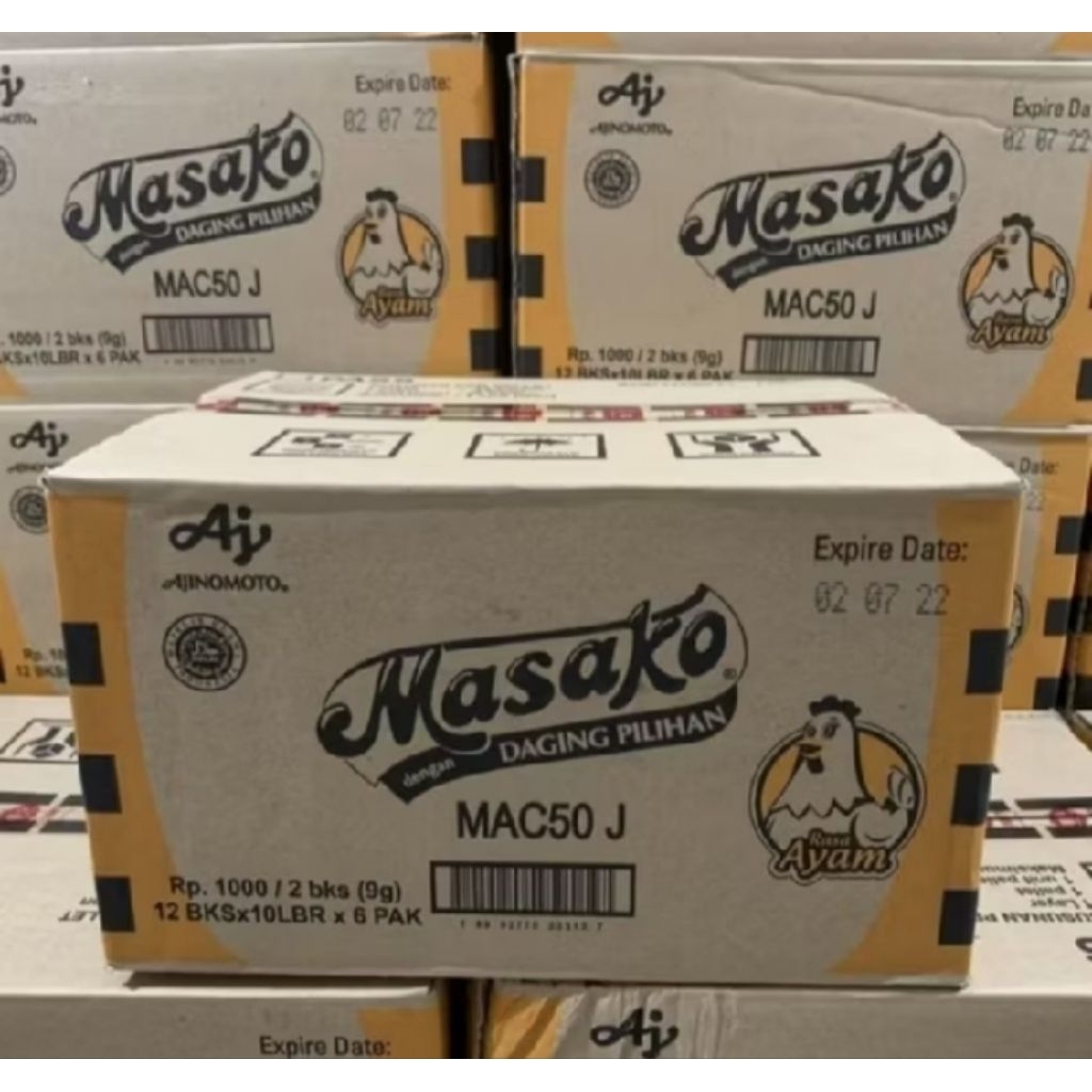 Masako Renceng 1/2 Dus (30lsn) Dan 1 Dus (60lsn)Masako Rasa Ayam Masako Sapi