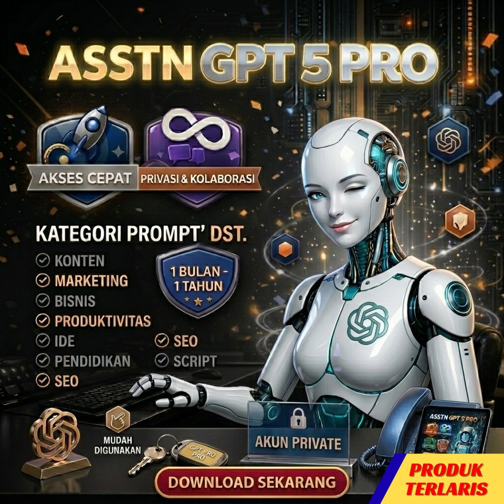 1000++ PROMT | GPT 5,4 PRO 1 BULAN PRIVATE PLUS PLAN