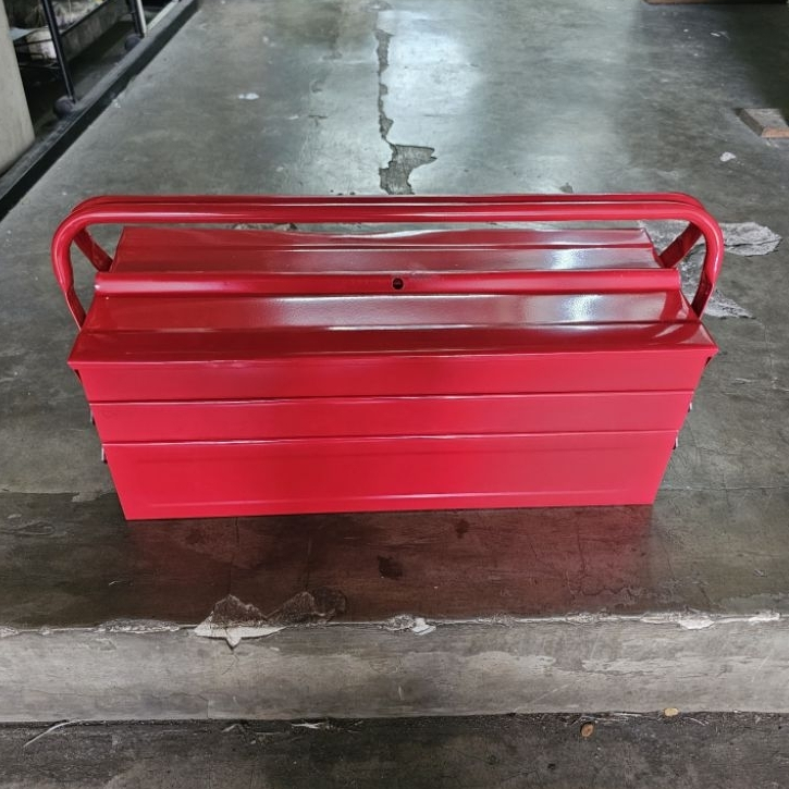 Tool Box Besi 3 Susun - Tjap Mata - Satuan [1pc] - Kotak Perkakas dan Peralatan Pancing